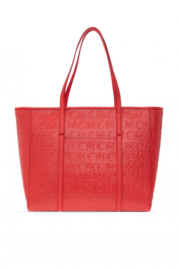 Red Shopper bag MCM - SchaferandweinerShops Japan - LIU JO logo-tassel  shoulder bag Nero